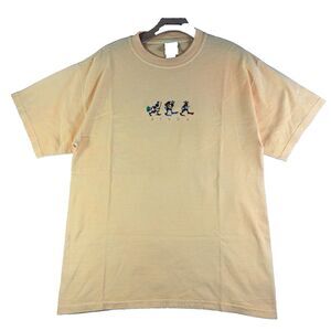 Vintage SanSegal T-Shirt Mens Medium Aruba Orange Short Sleeve VTG Embroidered